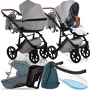 КОЛЯСКА JUNAMA 2IN1 SPACE 01 I + ОРИГИНАЛЬНЫЕ АКСЕССУАРЫ