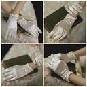 Svadobné rukavice dámske elegantné krátke svadobné nevesty Hmotnosť (s balením) 0.1 kg