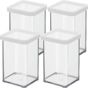 НАБОР ROTHO 4x КОНТЕЙНЕР-ОРГАНИЗАТОР ДЛЯ СЫПНЫХ ПИЩЕВЫХ ТОВАРОВ 1 Л LOFT