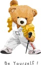 Термоперенос Ralph Teddy Bear With Teddy Bear Fashion 133 на 15 см