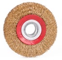 ДИСКОВАЯ ЩЕТКА 125мм ПРОВОЛОКА o20 для ШЛИФОВАЛЬНОЙ МАШИНЫ