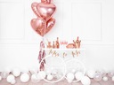 Воздушные шары для девичника розовое золото HEL x12