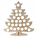Vianočný stromček Adventný kalendár Stojan na čokolády Tvar obdĺžnik