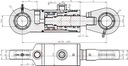 SERVOVARIKLIS HIDRAULINIS CJ2F 50X28 PAKILIMO AUKŠTIS 250 GRIEBTUVAS nuotrauka 3