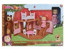 MASZA i NIEDŹWIEDŹ DUŻY PIĘTROWY DOMEK LALKA PREZENT URODZINY ŚWIAT ZABAWY