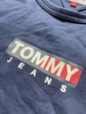 Tommy Hilfiger Jeans ORYGINALNA granatowa BLUZA rozmiar L Rodzaj bez kaptura wkładane przez głowę