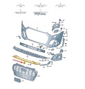AUDI Q5 FY AVANT PARE-CHOCS LOWER SPOILER 80A807531B9B9 2020photo 7