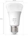 Żarówki inteligentne LED Philips Hue E27 806 lm 9 W białe 2 szt. ster BT EAN (GTIN) 8720169202542