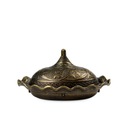 ТАРЕЛКА С КРЫШКОЙ ДЛЯ САХАРНИКИ LOKUM | ЗОЛОТО