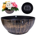 OSŁONKA ZŁOTA PLASTIKOWA DEKOROWANA NA POMNIK 17cm