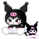 Kuromi Hello Kitty építőkockák 396 db-os játékfigura