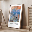 CLAUDE MONET VÝCHOD SLNKA PLAGÁT B2 50x70 '290 Značka KMBpress