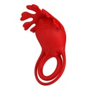 Pretty Love Ruben (Red), vibračný erekčný krúžok Vnútorný priemer 2.8 cm