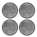 4PCS SAFETY ODTWARZACZE ЧЕРВОНІ КРУГЛІ 72 MM DIA Z БОЛТ DO AC  (17879632422) фото min 4