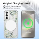 ЧОХОЛ NA SAMSUNG GALAXY S24 5G MAGNETYCZNE Z TASIEMKA KWIATOWE СИЛІКОНОВИЙ  (18869859979) фото min 7