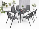 Садовая мебель набор Таблица 6+1 для балкона террасы