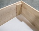 WARZYWNIAK SKRZYNIA NA WARZYWA ZIELNIK 80x120 INSPEKT WYSOKI AGROWŁÓKNINA Materiał wykonania drewno