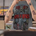 ФУТБОЛКА УЖАСЫ/РОК GUNS N ROSES MARY