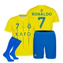 Футбольная форма РОНАЛДО, рубашка, шорты + носки, размер 158.