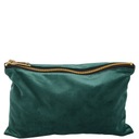ВЕЛЮРОВАЯ КОСМЕТИЧКА, ЗЕЛЕНАЯ, СУМКА 16x22,5