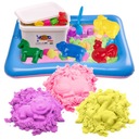 BibiMoon Kinetic Sand 3 кг НАБОР ПЕСОЧНЫХ ЯЩИКОВ ФОРМАТЫ