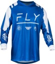 Футболка для бездорожья FLY RACING F-16, белый/синий XXL