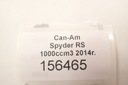 Can-Am Spyder RS 1000 Nádrž na motor Katalógové číslo dielu 156465