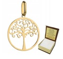 ЗОЛОТОЙ КУЛОН 585 ДЕРЕВО СЧАСТЬЯ ПОДАРОК