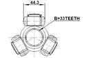 TRIPOID NISSAN QASHQAI J10E 2006.12-2013.12 EL FEBEST