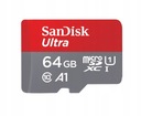 SANDISK ULTRA microSDXC 64GB 140MB/s + SD ADAPTÉR Hmotnosť (s balením) 0.01 kg