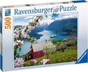 Ravensburger 500 Fjord Škandinávska Idylka Značka Ravensburger