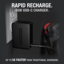 ХВІРТКА ЗАРЯДНИЙ ПРИСТРІЙ USB-C 65W NOCO U65  (16358416670) фото min 8