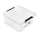 Квадратная коробка 18л с крышкой SimpleStore 1612