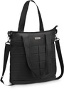 Женская стеганая сумка-шоппер, черная женская сумка через плечо ZAGATTO