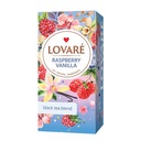 Чай Lovare Raspberry Vanilla с ягодами и ароматом ванили 24 пакетика