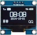 OLED-дисплей 1.3 Arduino I2C SH1106 Белый
