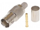 РАЗЪЕМ BNC ДЛЯ КАБЕЛЯ RG59, ЗАЖИМНЫЙ