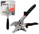 НОЖНИЦЫ YATO ДЛЯ УГЛОВОЙ РЕЗКИ ТРУБНЫХ ПОЛОС 245 мм УГОЛ 0° 22,5° и 45°