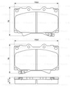 ZAPATAS BOSCH PARTE DELANTERA LEXUS LX II 