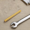 1PAIR GOLDEN ЗАХИСТ NA КЕРМА МОТОЦИКЛА ZE СТОПУ АЛЮМІНІЙ ODPINANY ПОПЕРЕЧКА  фото 16