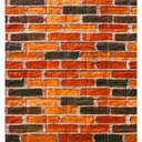 САМОКЛЕЯЩИЕСЯ ОБОИ «КИРПИЧ» ЗАЩИТНАЯ НАКЛЕЙКА «Сделай сам» НАСТЕННЫЙ БУФЕР 77х70СМ