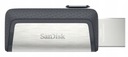 SanDisk pendrive 256GB USB 3.0 / USB-C Ultra Dual Drive 150 MB/s Interfejs USB 3.1 USB 3.1 typ C