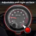 3,75 \\'\\' WYRUSZENIE AUTOMOBILE ЧОРНИЙ WHITE LIGHT TACHOMETR 0-8000 B0  фото 7