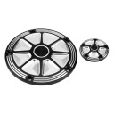 CNC ALUMINUM COVER NA MOTORCYCLE 2PCS FOR ROAD KING SOFTAIL DYNA DERBY TIMER  photo 4