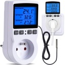 ТЕРМОСТАТ ЦИФРОВОЙ ТАЙМЕР РЕГУЛЯТОР ТЕМПЕРАТУРЫ СЕТЕВАЯ РОЗЕТКА 230 В макс. 3680 Вт