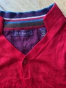 Pánsky sveter červený Ted Baker r S Druh prevlečené cez hlavu