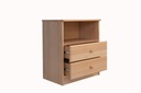 Nočný stolík bukový drevený so zásuvkami nočný stolík 50x 33 x60 cm Výška nábytku 60 cm