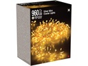 ГИРЛАНД Новогодние гирлянды на проводе 960 теплый белый microLED - 9,6 м