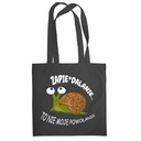 СУМКА ИЗ ПЛОТНОГО ХЛОПКА С ПРИНТОМ УЛИТКИ