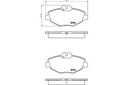 ZAPATAS DE FRENADO MINTEX 34206520 44207920 A0034209 